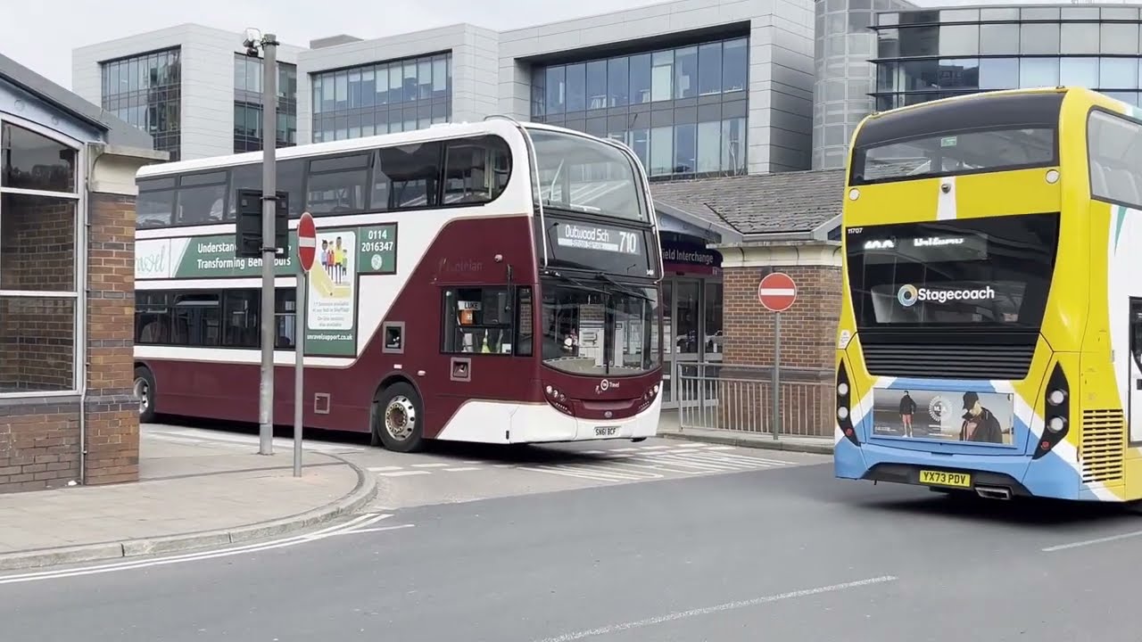 Bus & Coach Spotting in Sheffield City Centre on 24/03/2025 (Replacement For Vlog)