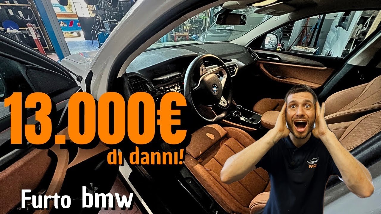 Furto bmw, oltre 13.000 € di danni!