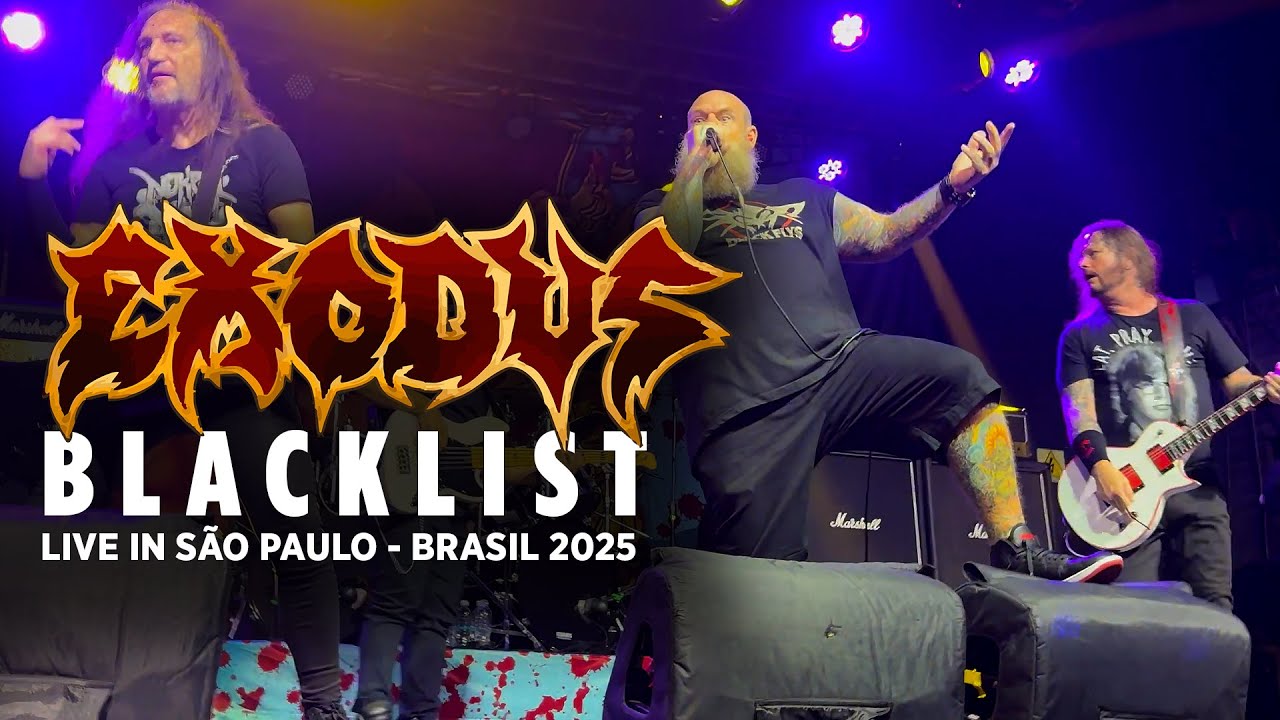 EXODUS | Blacklist | Live in São Paulo 2025 | 4K Video | #exodus #thrashmetal