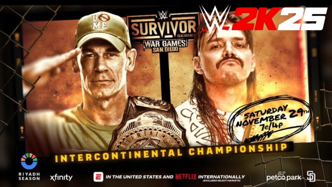 Survivor Series 2025 Джон Сина против Доминика Мистерио Геймплей WWE 2K25