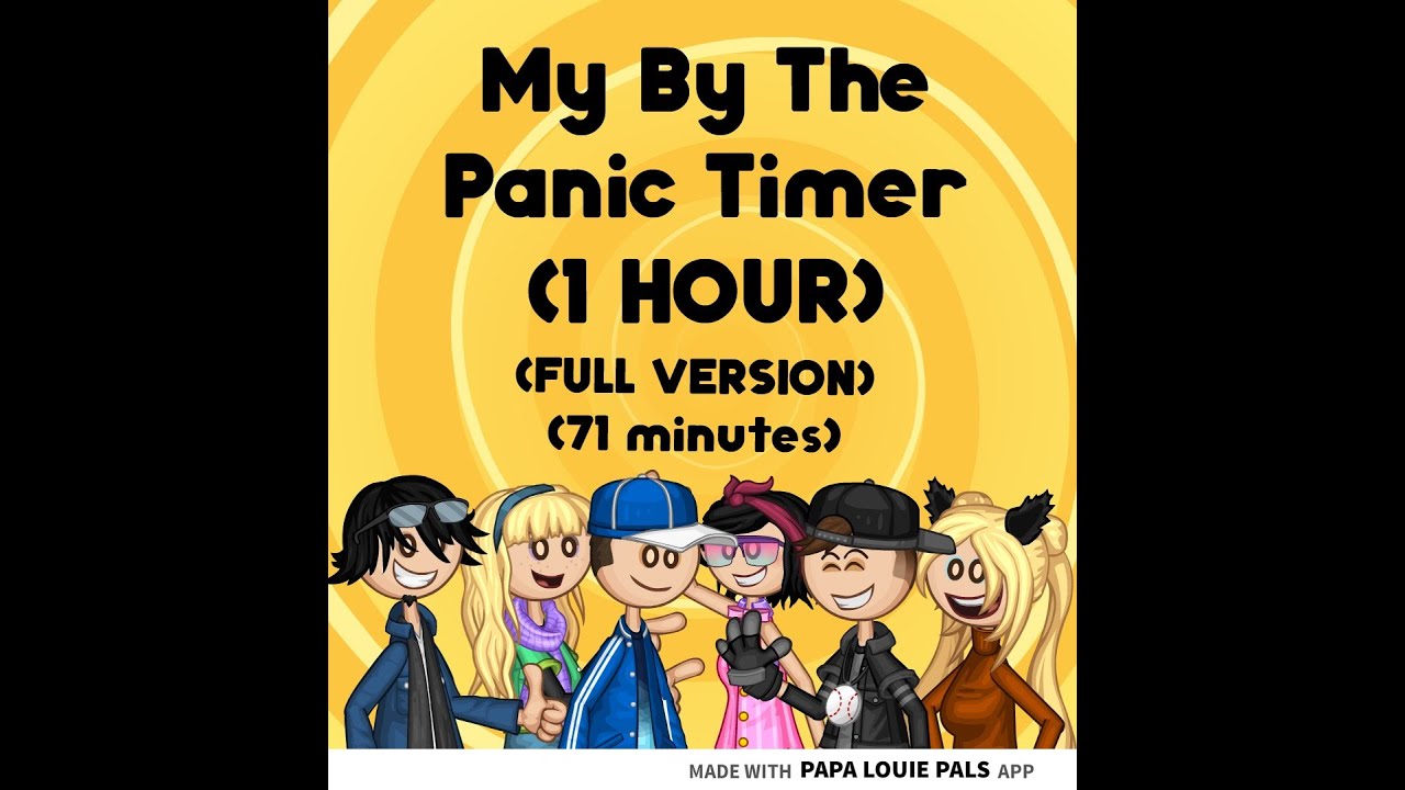 My By The Panic Timer (1 HOUR) (1:00:00 - -10:00) (FULL VERSION) (71 MINUTES) (4,260 SPOTS)