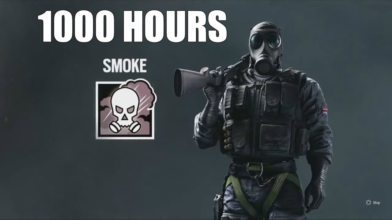 What 1000 HOURS of Smoke Experience Looks Like - Rainbow Six Siege (PS4 Pro)