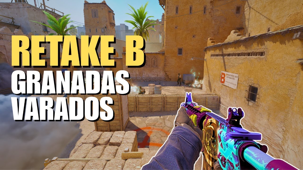 Como dar retake no bomb B da Dust 2 (Passo a Passo)