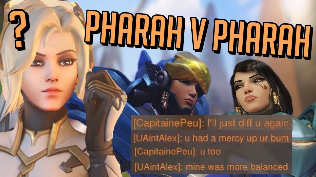 Pharamercy vs Pharamercy Gets Toxic: Mercy Gameplay - Overwatch 2