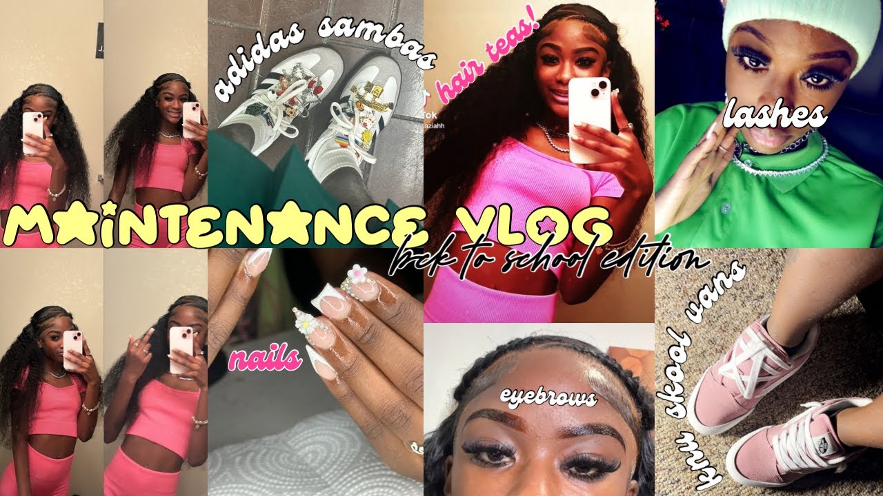 PREPARE WITH ME FOR JUNIOR YEAR🫧BACK TO SCHOOL MAINTENANCE|| nails,permit,eyebrows,hair,lashes,etc