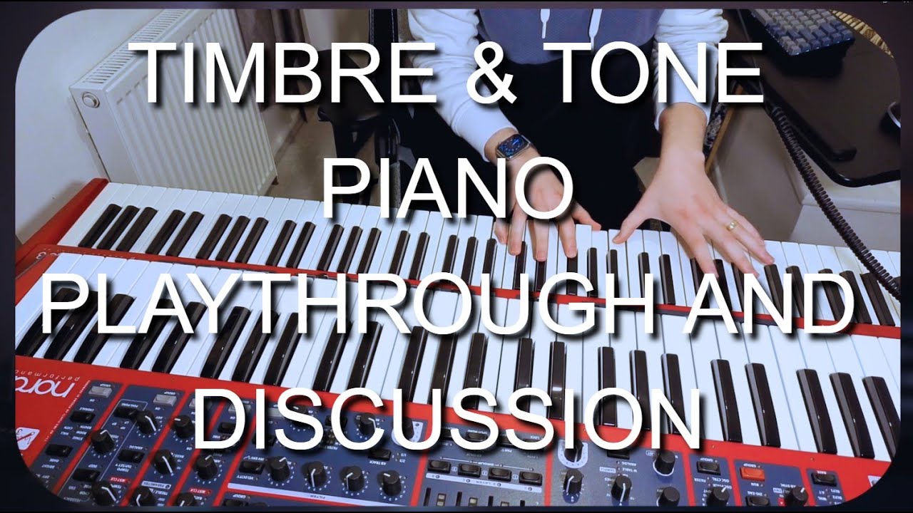 Tone & Timbre - A Simple Piano Demonstration