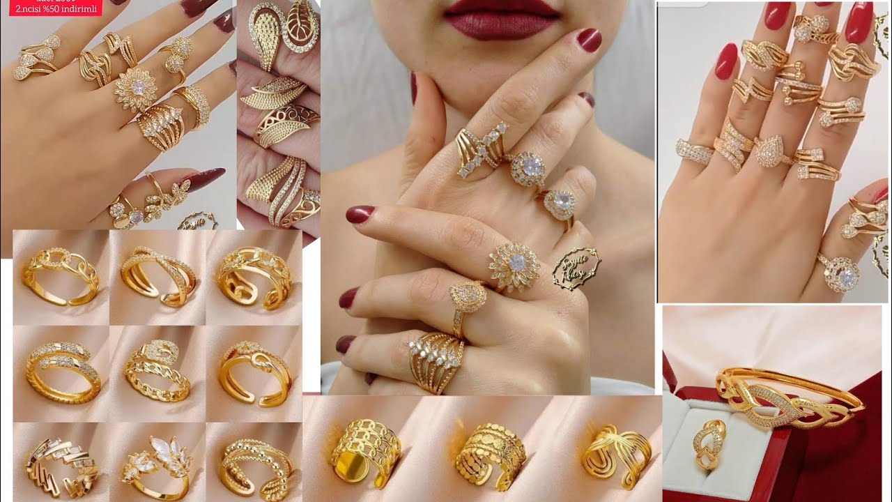 gold ring design || engagement rings | gold ring design for women