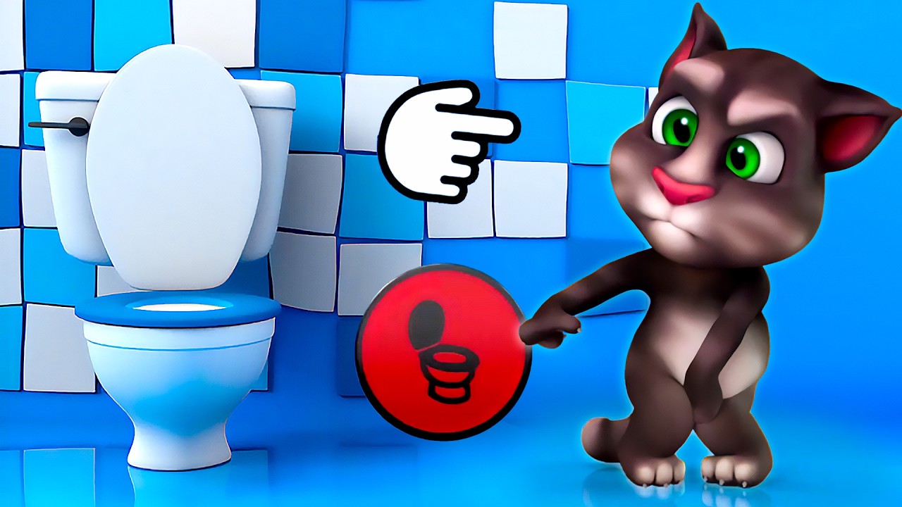 TALKING TOM 🔴 LIVE 🚽 Problemas con el ba&ntilde;o 🚽 Super Toons TV Dibujos Animados en Espa&ntilde;ol