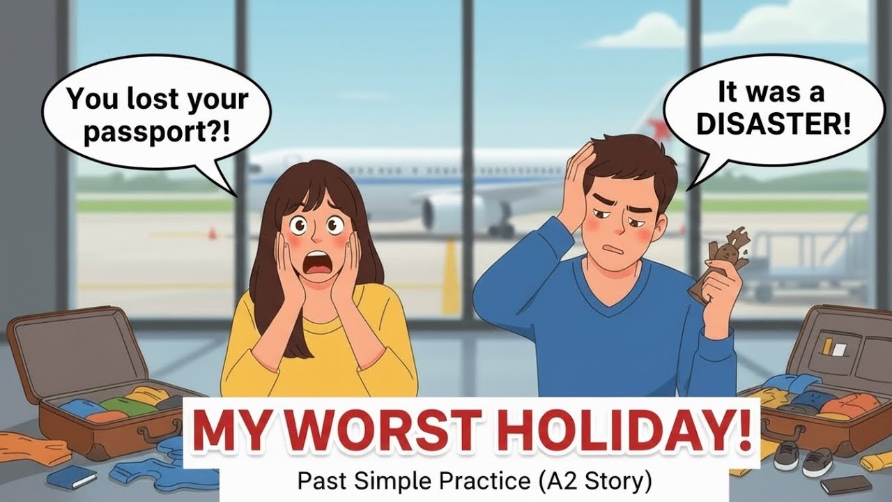 Talking about Holidays Going Wrong 🚫 Real Easy Conversation