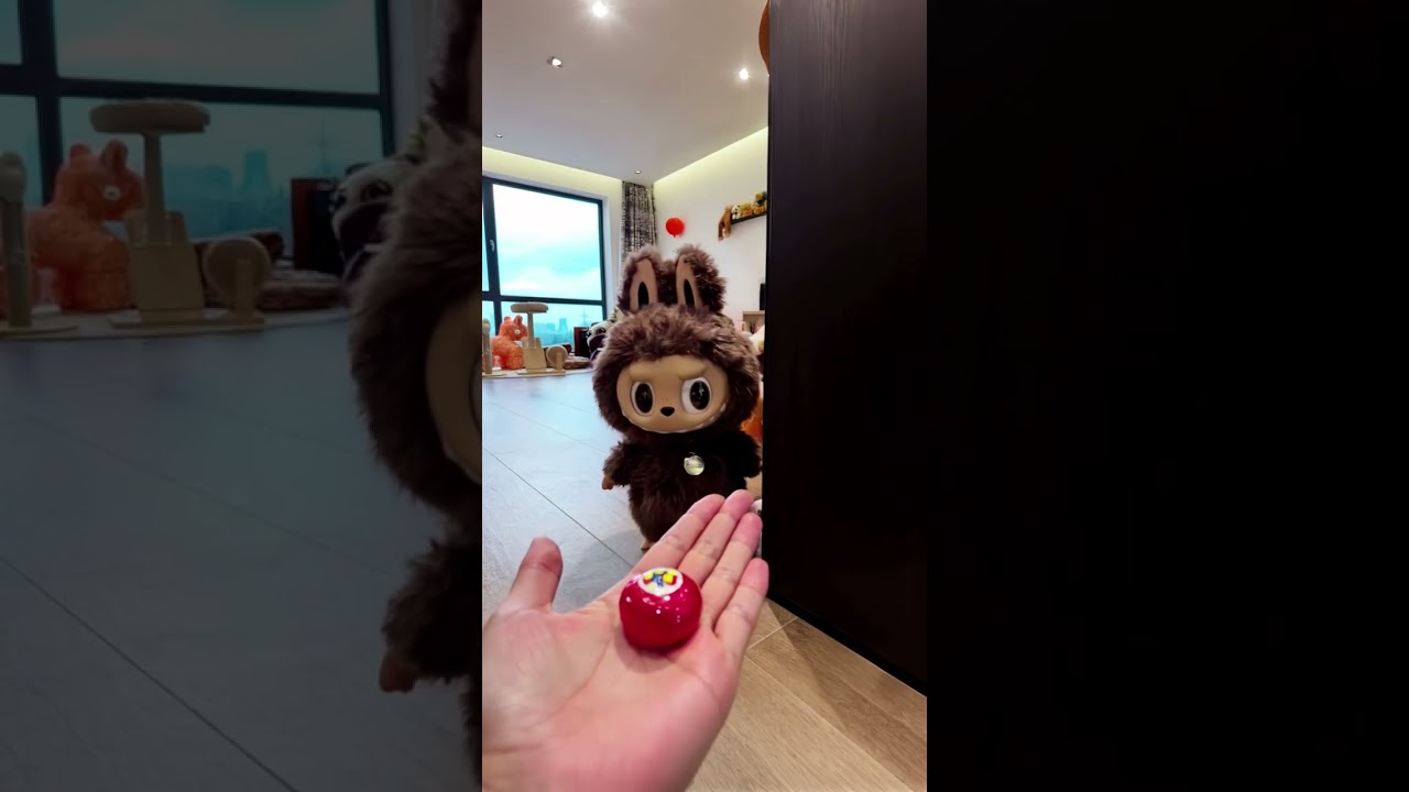 Labubu love candy! #labubu #funny #cute #toys
