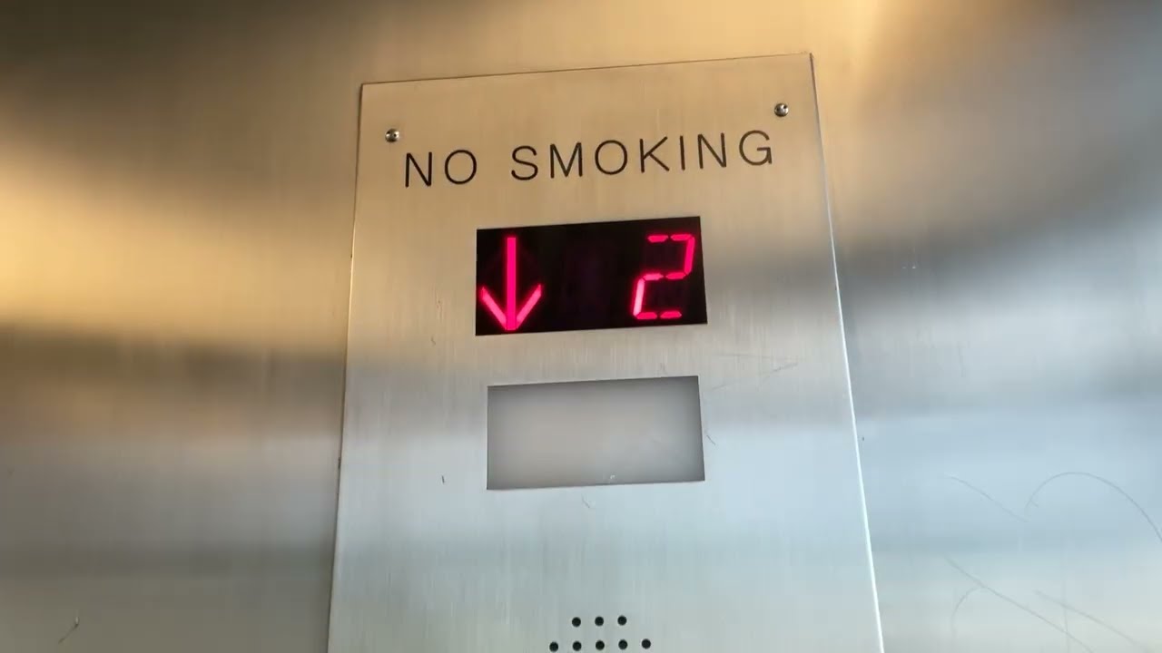 EPIC MOTOR! Mid-American 5 FLOOR Glass Hydarulic Elevator #1 Wheaton Metro Garage | Wheaton, MD