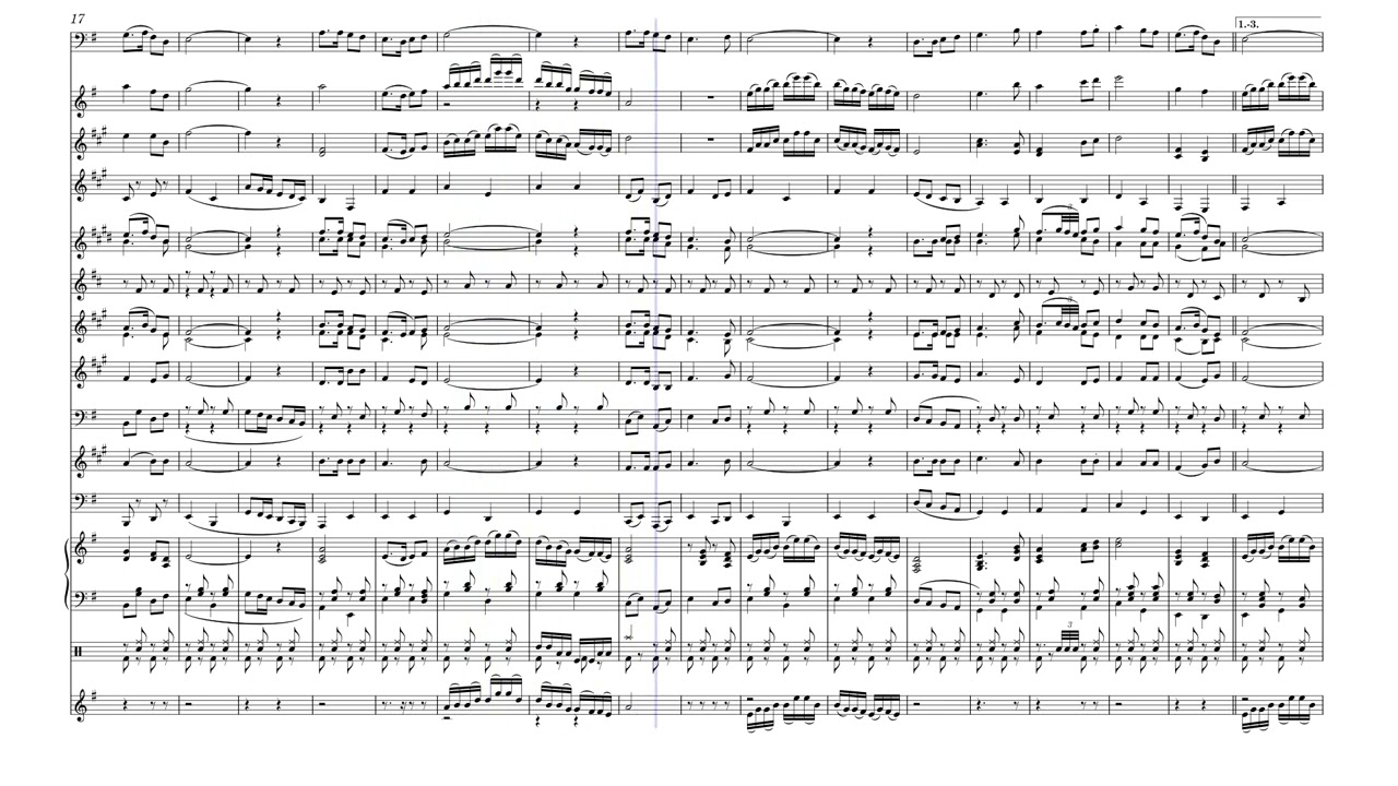 Της Δικαιοσύνης Ήλιε Νοητέ – Score