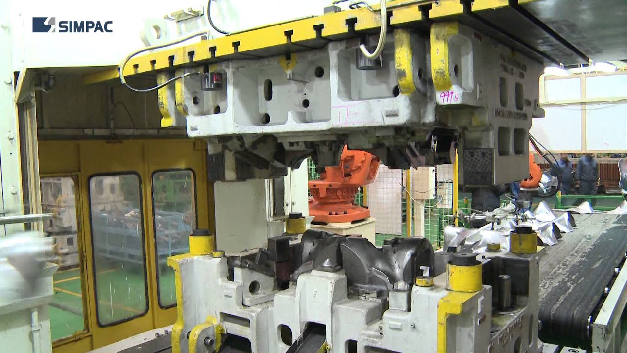 SIMPAC Tandem press line #2 / Eccentric press line for small parts / Automotive !