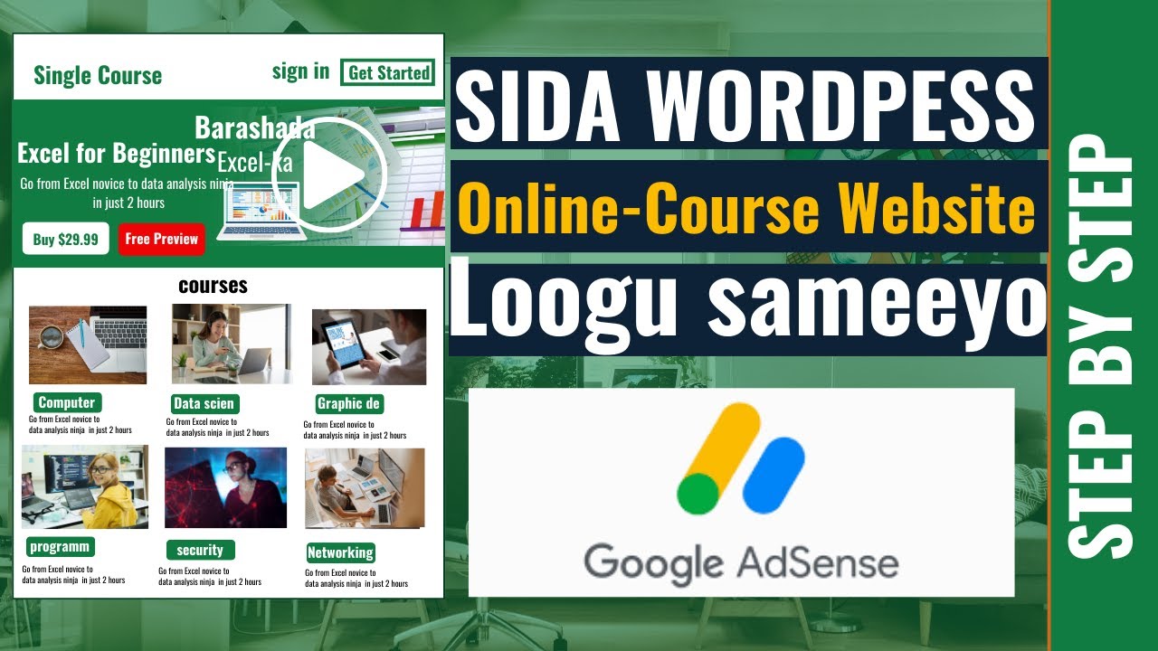 SIDA LOO SAMEEYO WEBSITE WAXBARASHO STEP BY STEP