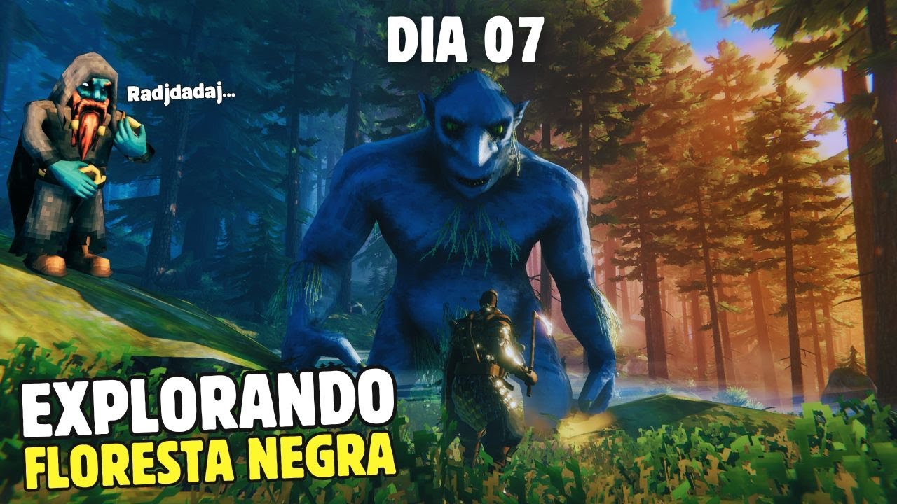 Valheim Rumo ao Deep North EP 02 |  Lutando contra Trolls no início da Floresta Negra