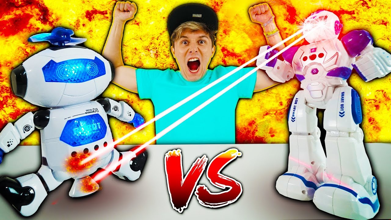BATALHA ÉPICA DE ROBÔS !! ☆ ROBÔ DE COMBATE VS ROBÔ DE DANÇA ☆