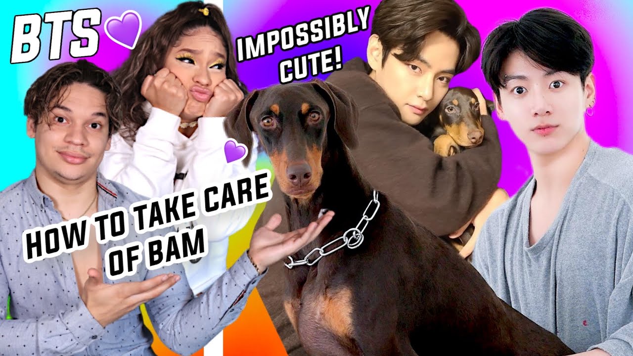 Waleska & Efra react to 'How to take care of Bam, a guide by BTS | Bam and his 6 uncles'