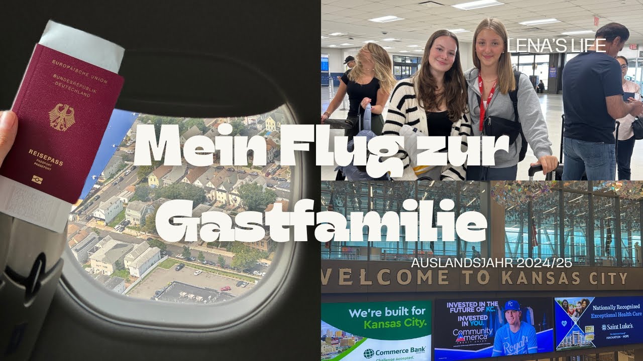 Mein Flug zur Gastfamilie // Auslandsjahr 2024/25 // Lena’s Life
