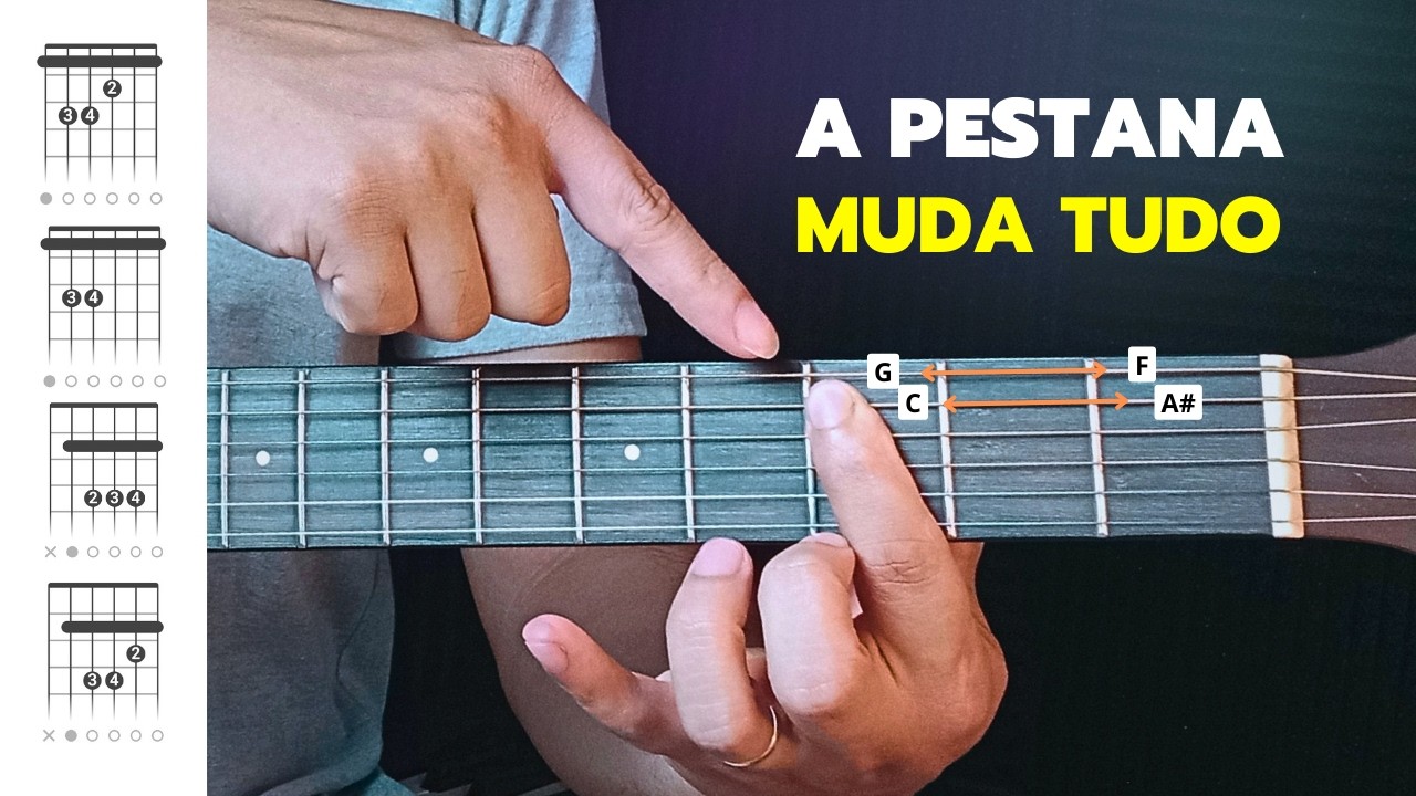 Por isso é Tão bom dominar a pestana... DÁ PRA USAR EM TUDO! - Aula de violão
