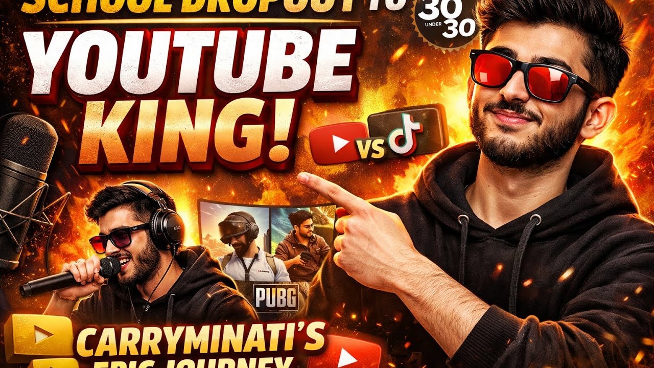 CarryMinati Biography 🔥 From School Dropout to YouTube King