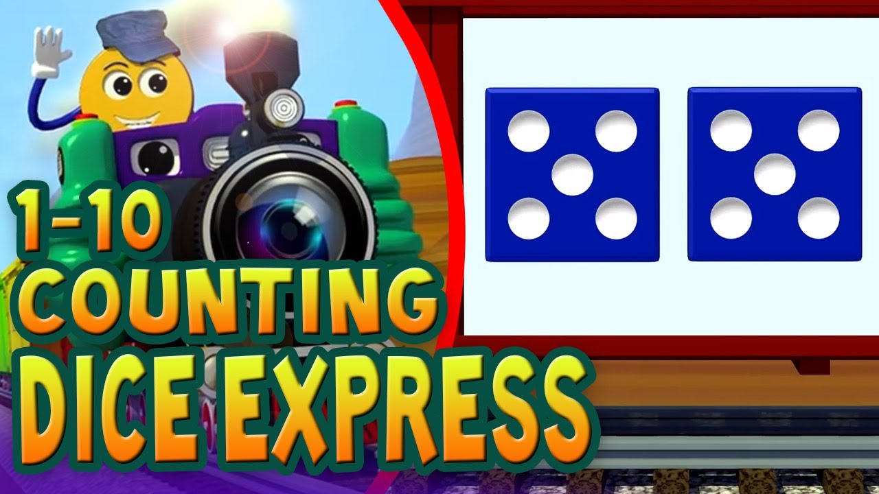 Counting Dice Video Review Test for Children | Express PicTrain™