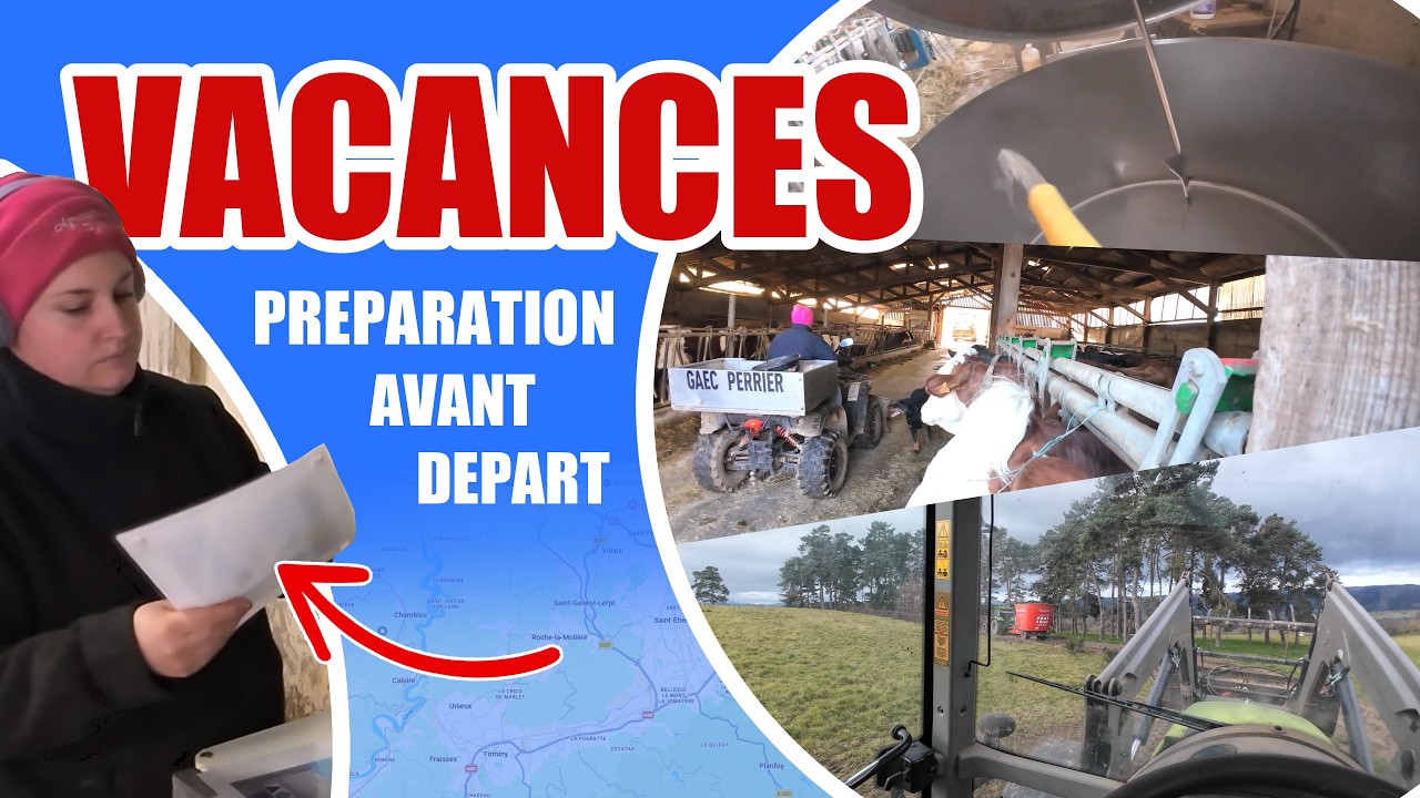 🐮​ Avant de partir en vacances, on prépare tout pour que la ferme tourne sans nous !