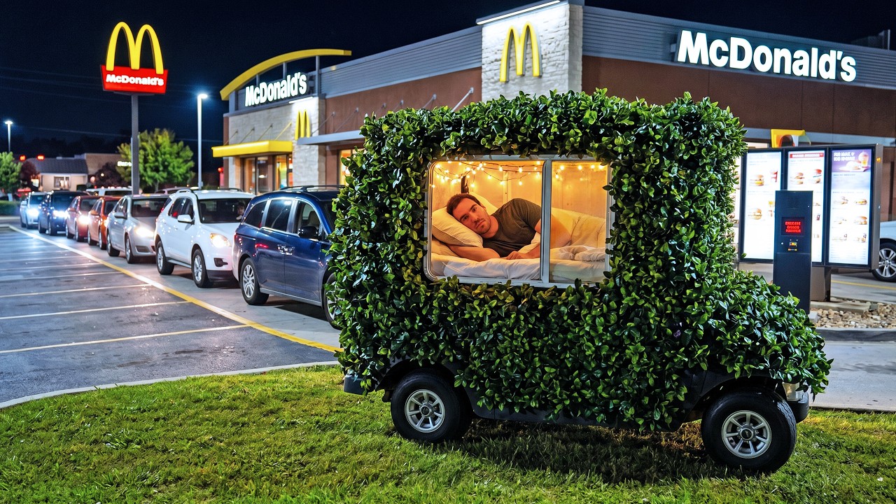 I Turned a Golf Cart into a Stealth Camper