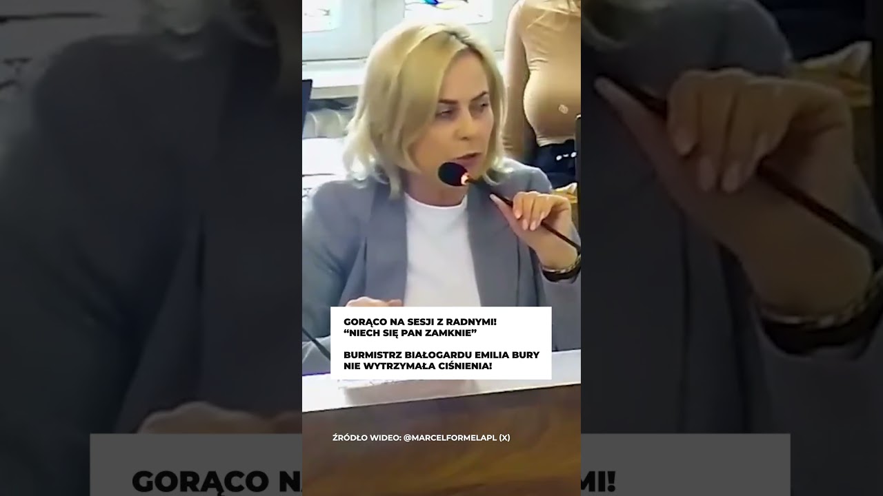 BURMISTRZ NIE WYTRZYMAŁA I ZACZĘŁA SIĘ AWANTUROWAĆ