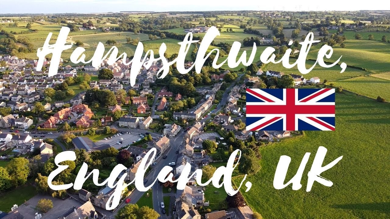 🏡 Hampsthwaite Near Harrogate, North Yorkshire, England Drone Flight Video | World from Above