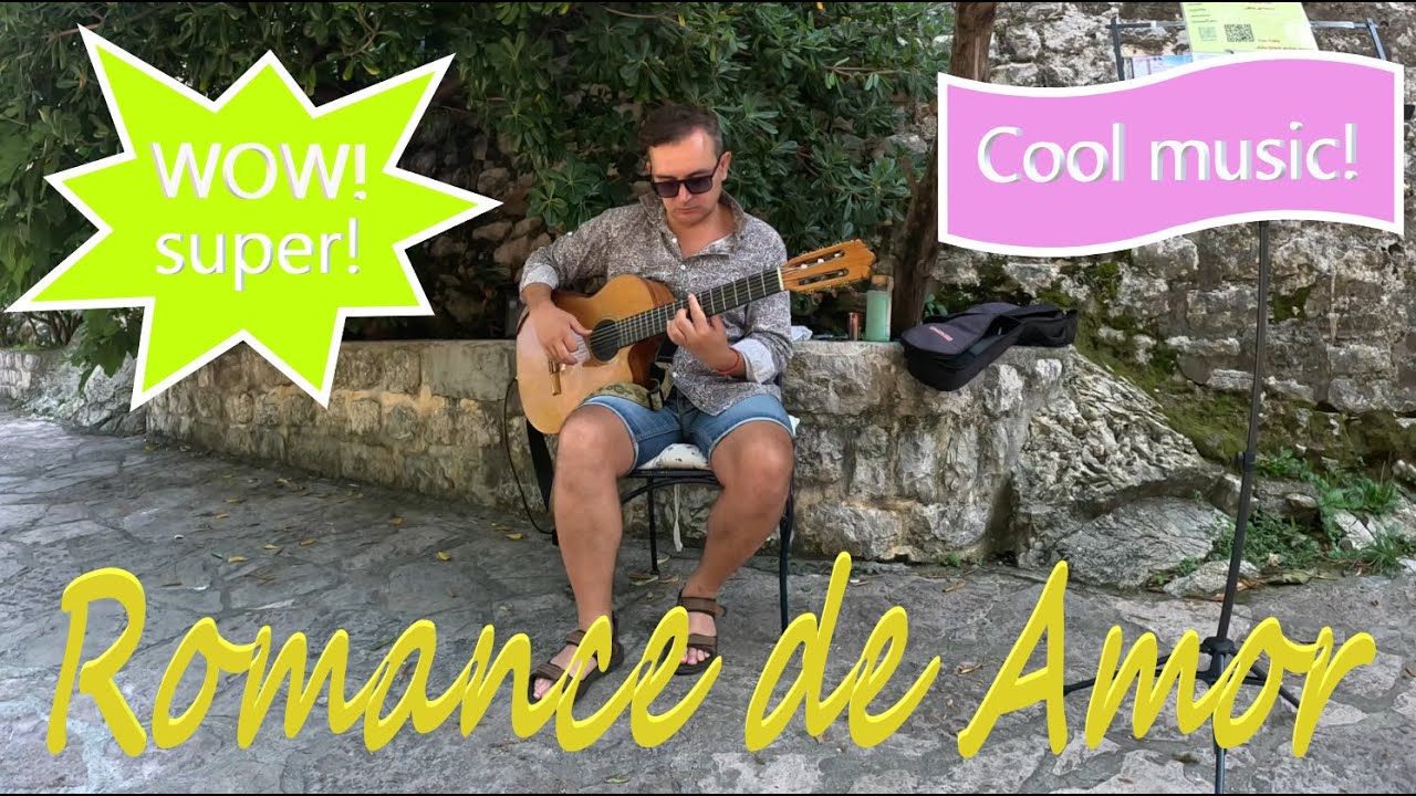 Vincent Gomez Romance de Amor very cool street performance | 4K