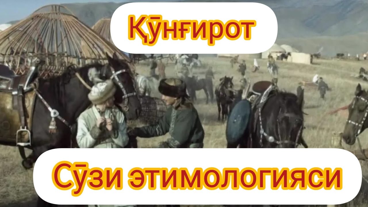 Қунғирот сузи этимологияси Анвар Шукуров