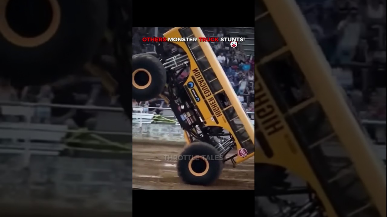OTHERS MONSTER TRUCK STUNTS!🤡 #edit #aura #edits #sigma #troolface #skulledit #skull #drift #respect