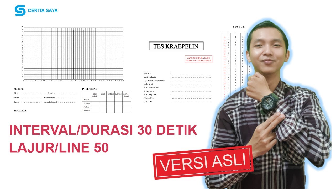 AUDIO KRAEPLIN TEST - INTERVAL 30 DETIK - DURASI 25 MENIT - MODEL 50 LAJUR/LINE