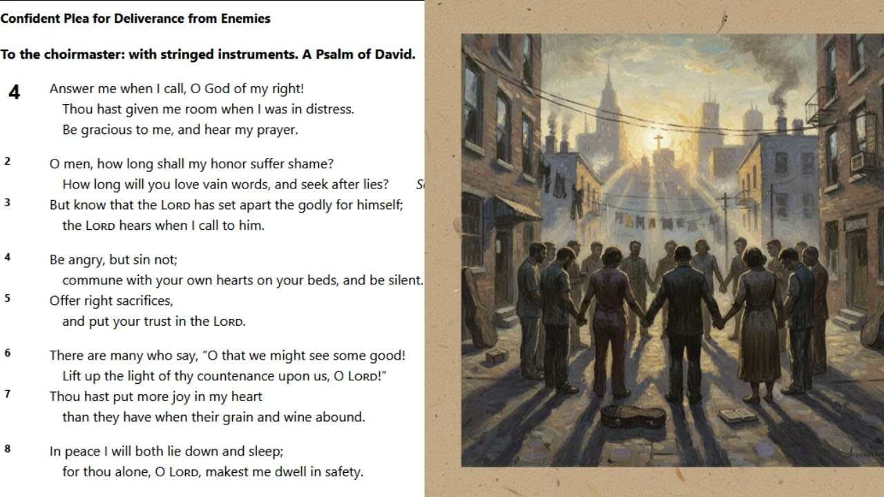 Psalm 4: Answer me in the Night