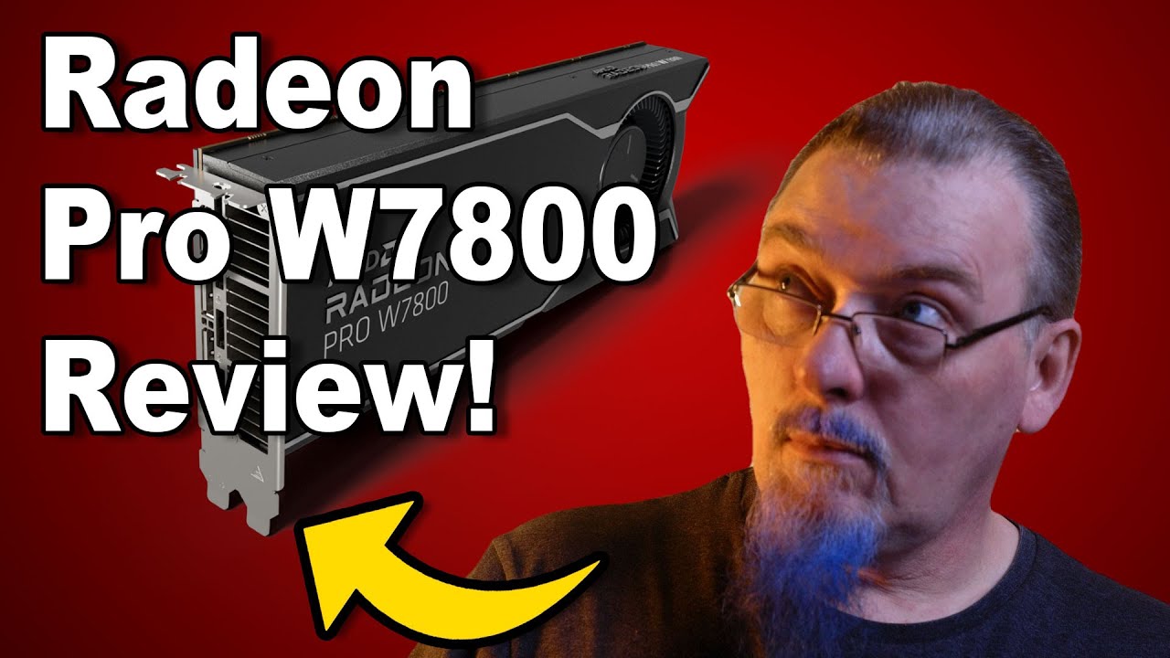 AMD Radeon Pro W7800 Review  -  Life After 3D   Ep 43