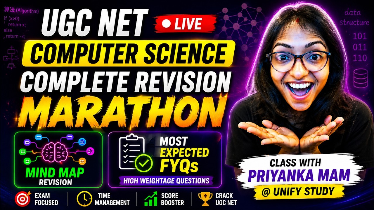 UGC NET CS Complete Revision Marathon 🔥 Mind Maps + Most Expected PYQs | Target NET JRF 2026