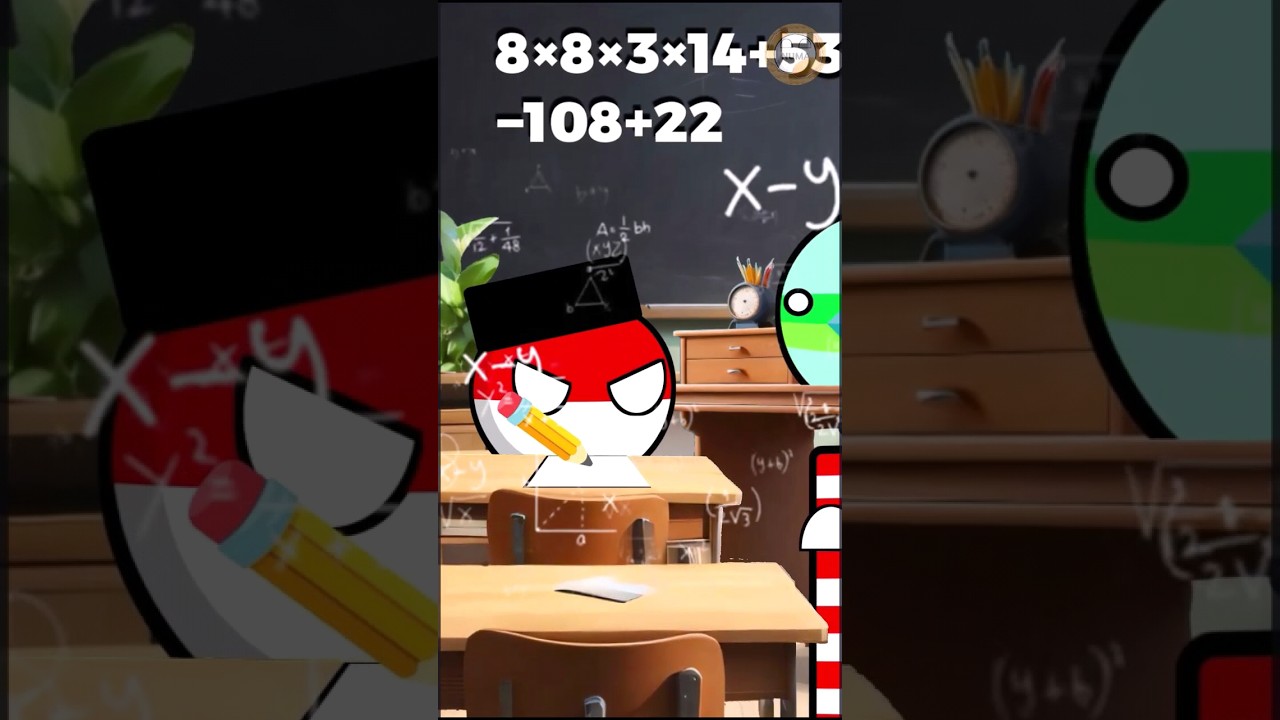 ketika Indo IQ nya 999+ 😱  || #comedy #countryball #parody