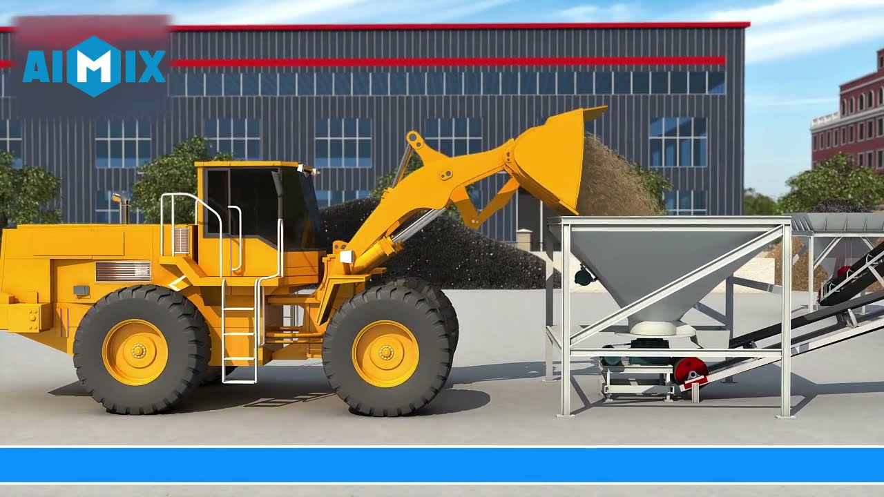 Aimix Dry Mortar Mixing Plant Working Process