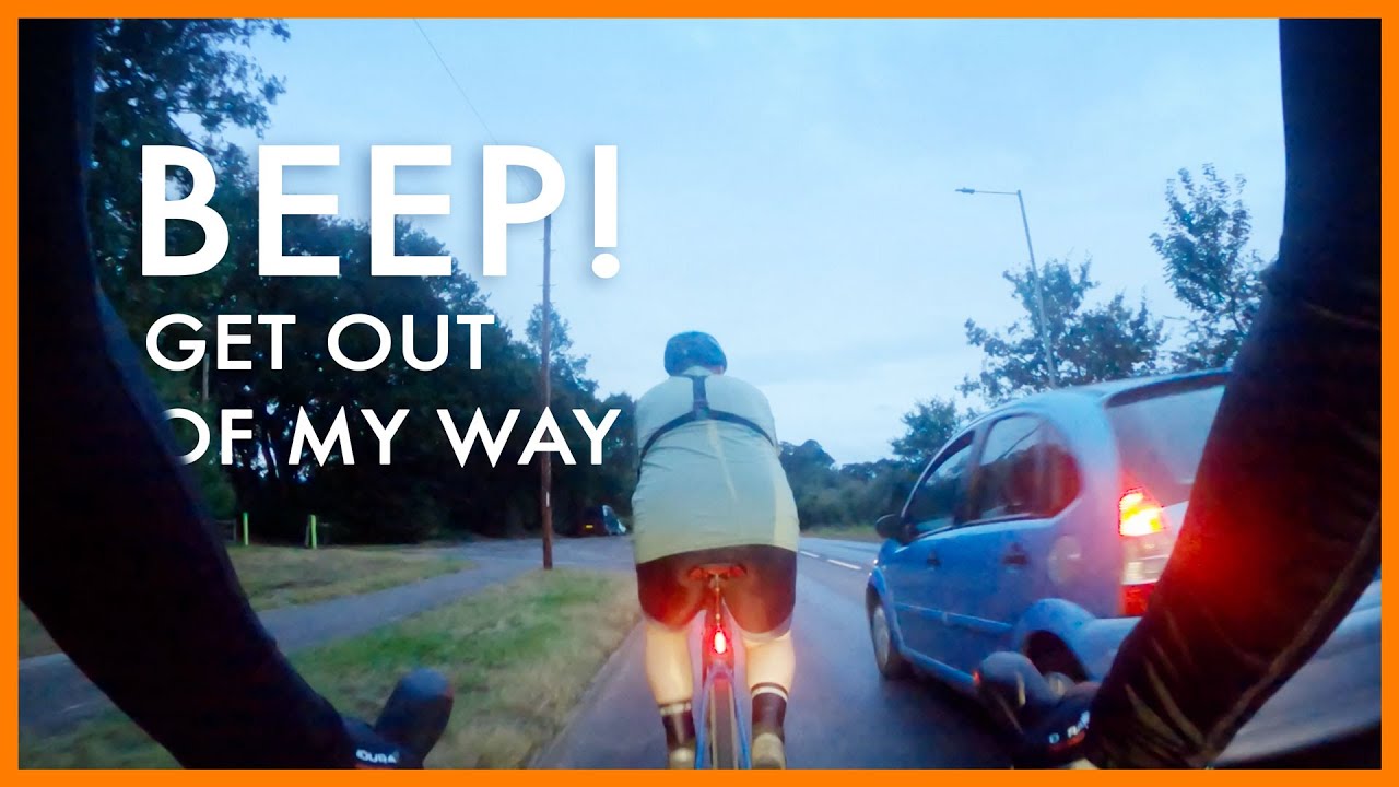 Car Driver BEEPS at Cyclists and Close Pass | Julie Bonks! Cycles Home in Granny Gear | Gravel Bikes