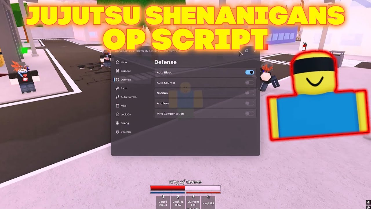 *NEW* JUJUTSU SHENANIGANS SCRIPT - (AUTO COMBO, AUTO BLOCK, AUTO COUNTER, NO STUN)
