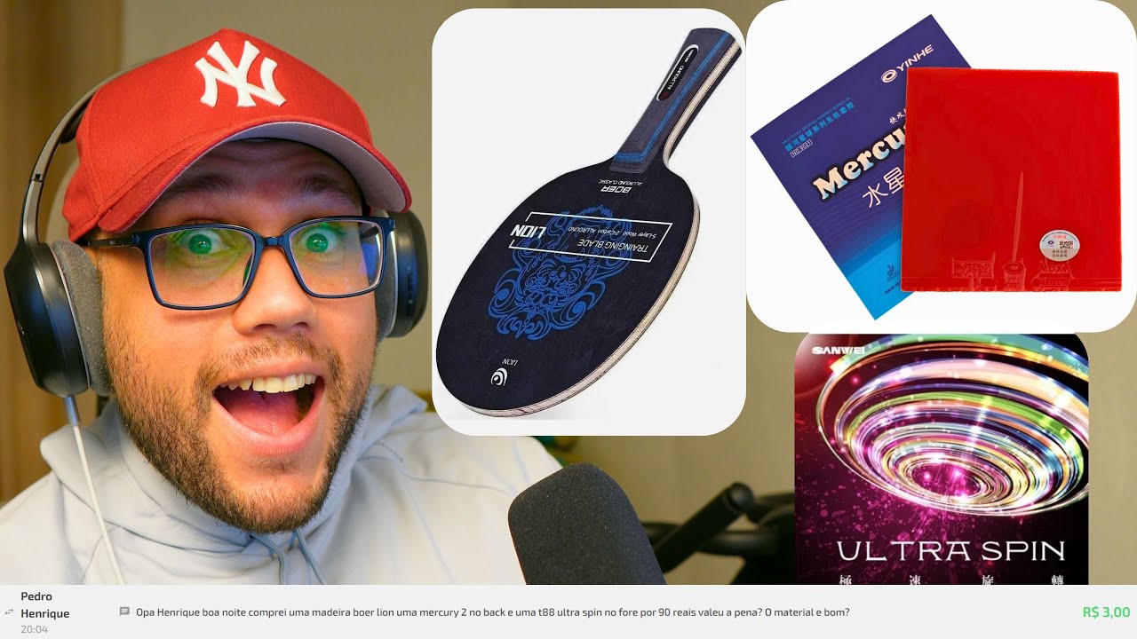 Opinião SINCERA Madeira Boer Lion Mercury 2 + T88 Ultra Spin por R$90 VALEU A PENA O Material é BOM