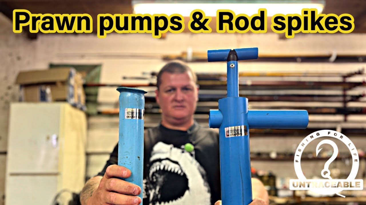 Prawn Pumps and Rod Spikes | Breen Avis showing off his work