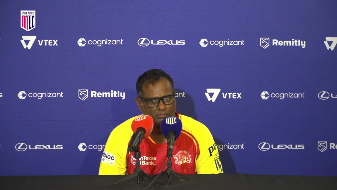 Post-game Press Conference Match 4: San Francisco Unicorns VS Texas Super Kings|Sridharan Sriram|