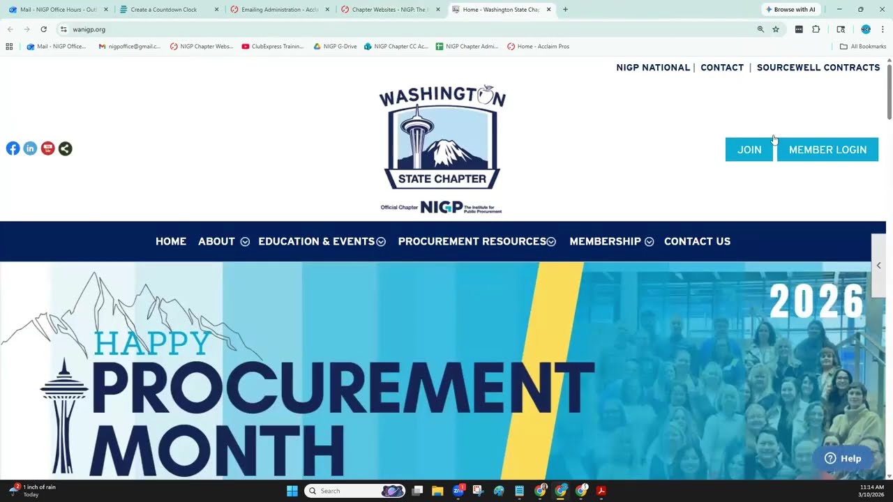 NIGP Chapter Website Program Office Hours - March 10, 2026