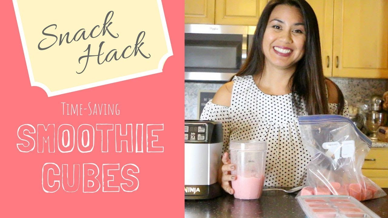 SMOOTHIE CUBES | Vlogust 2018 | Time-Saving Snack Hack