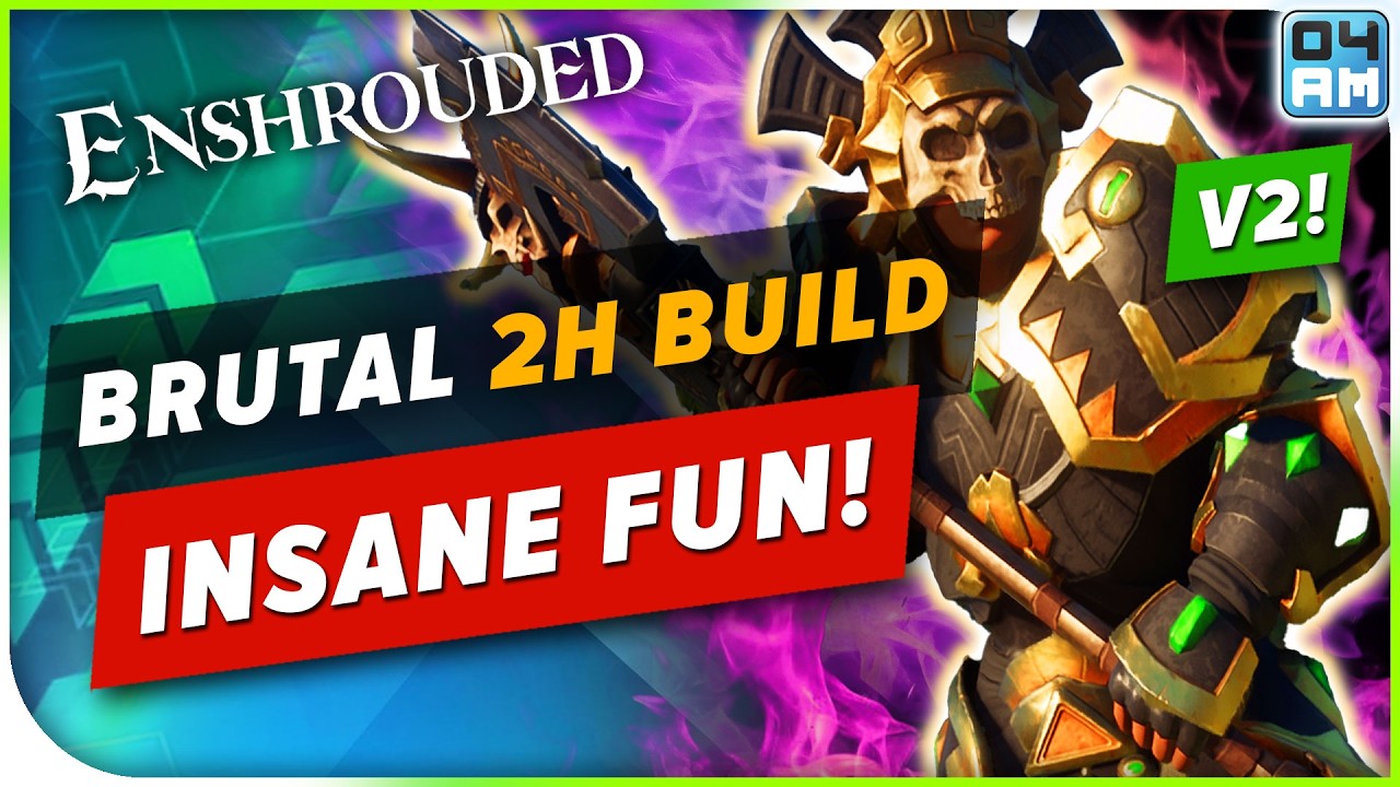 My FAVORITE NEW Build to DOMINATE The Update! BRUTAL 2H Berserker Build Enshrouded
