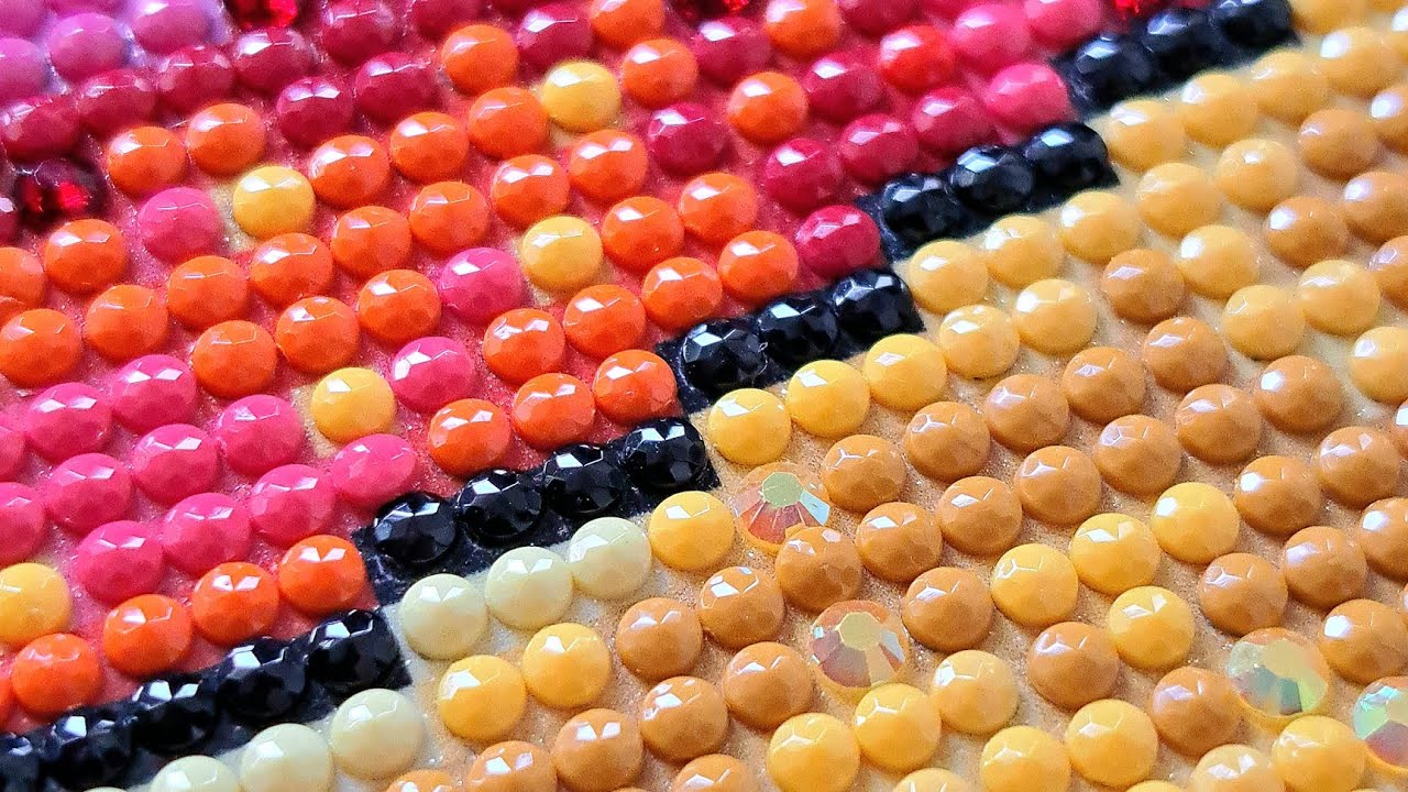 Super Satisfying ASMR Diamond Painting - With Specials - No Talking - Real Time
