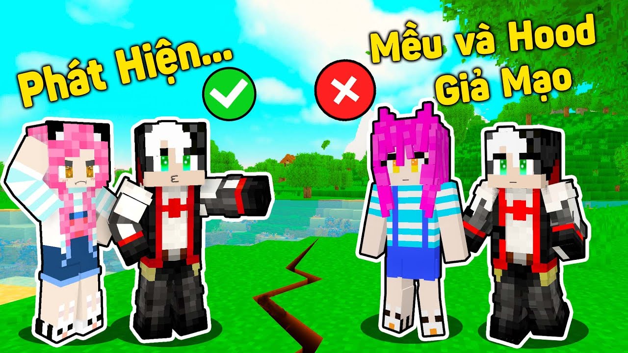 MỀU 24 GIỜ PHÁT HIỆN KẺ XẤU GIẢ MẠO REDHOOD TRONG MINECRAFT*REDHOOD TỨC ĐIÊN KHI BỊ MỀU LỪA DỐI MCPE