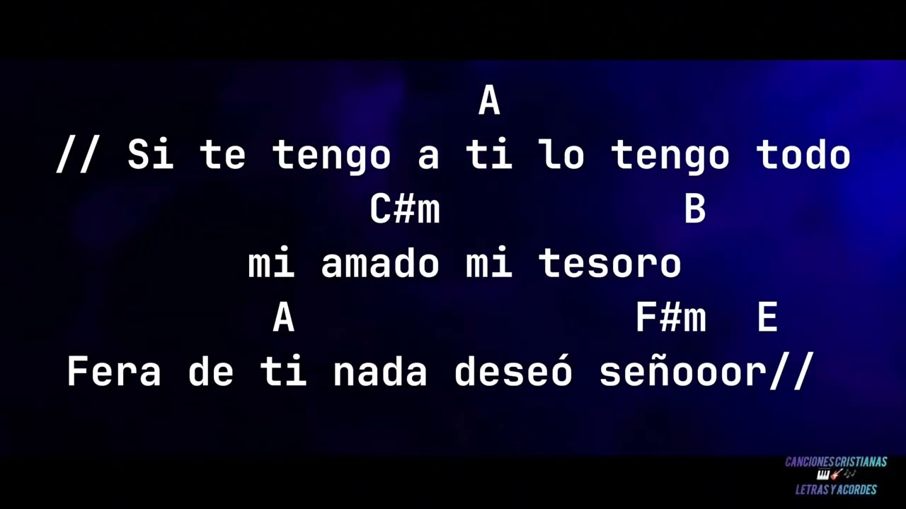 Si te tengo a ti#marcosbrunet#adoración #alabanzas #musicacristiana Letras y acordes