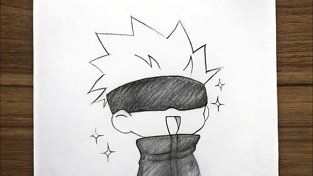 How to Draw Gojo Satoru Easily ✏️ | Jujutsu Kaisen Anime Drawing